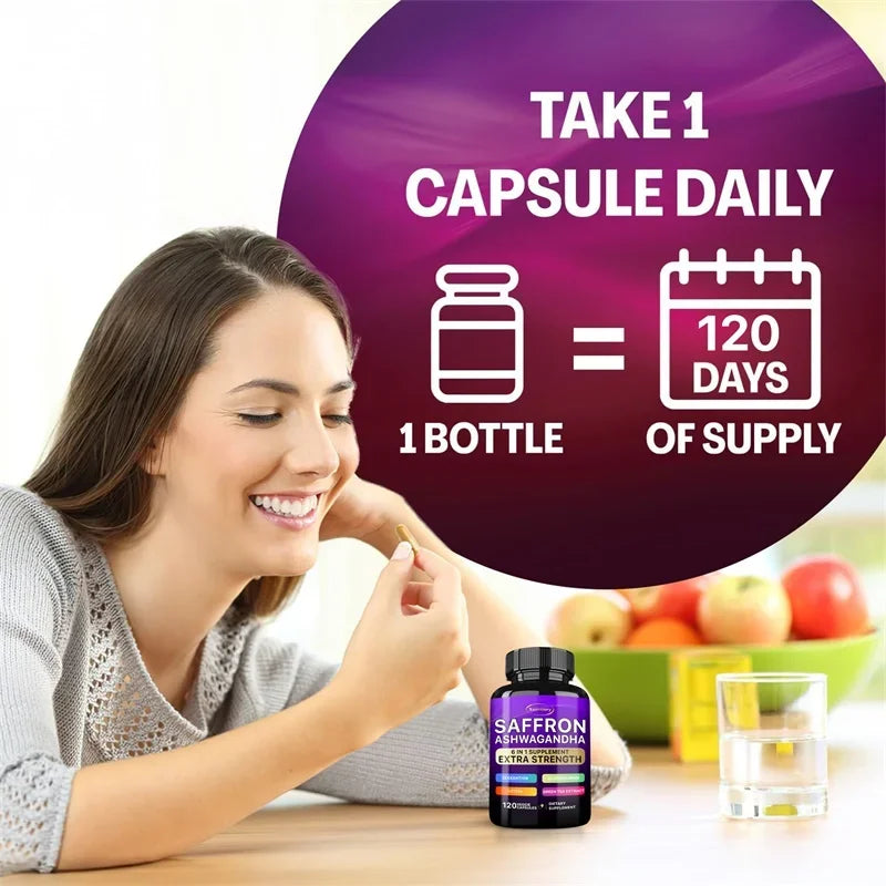 Vitality Boost™: Saffron & Ashwagandha Blend™