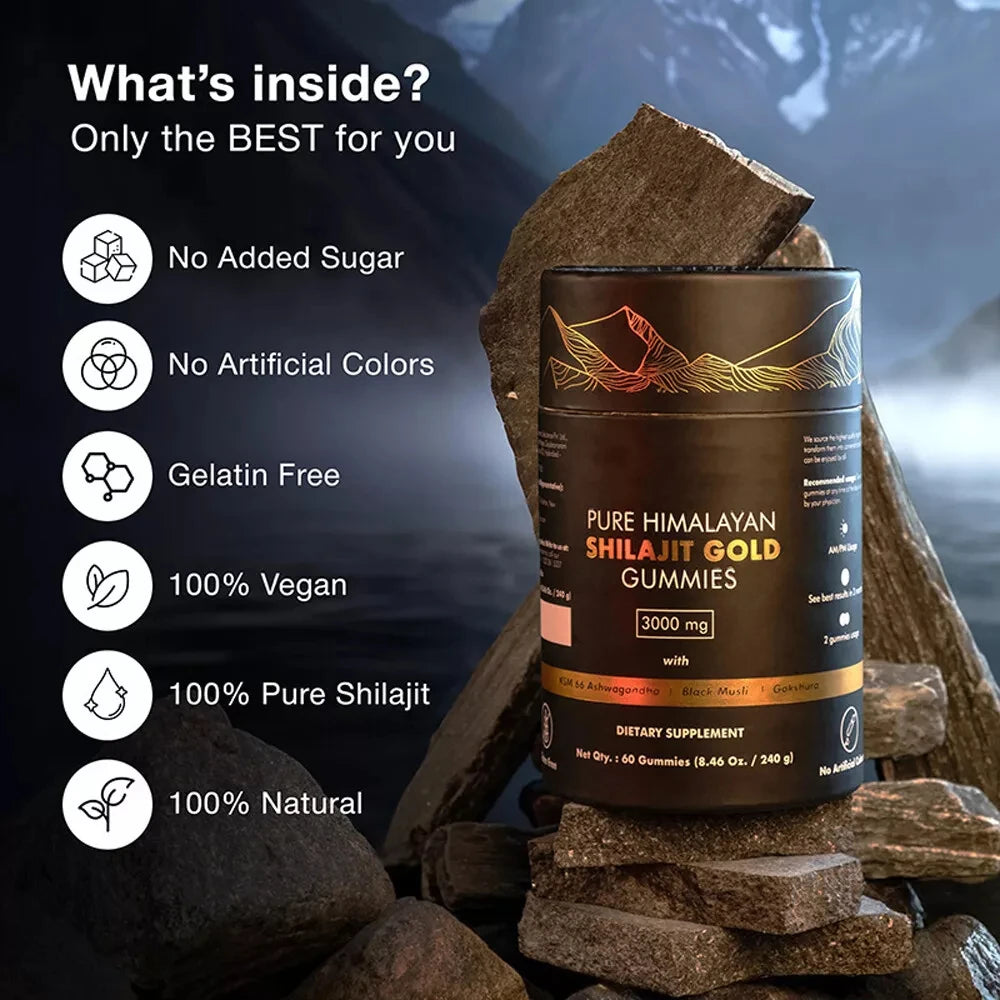 Pure Himalayan Shilajit Gummies™