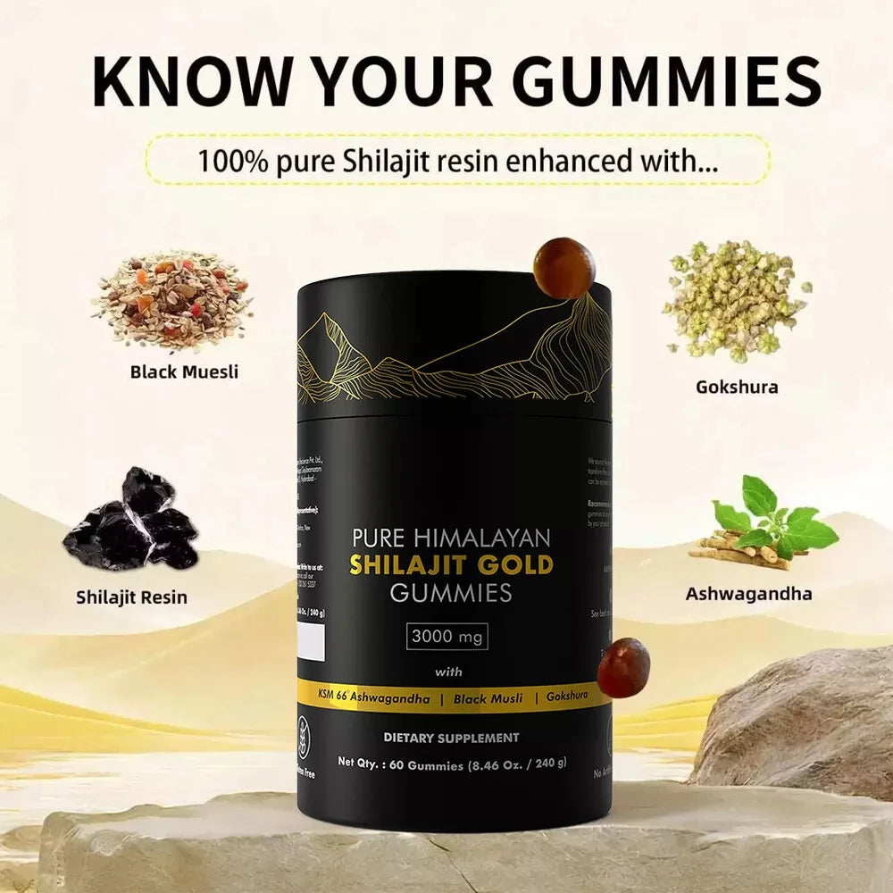 Pure Himalayan Shilajit Gummies™