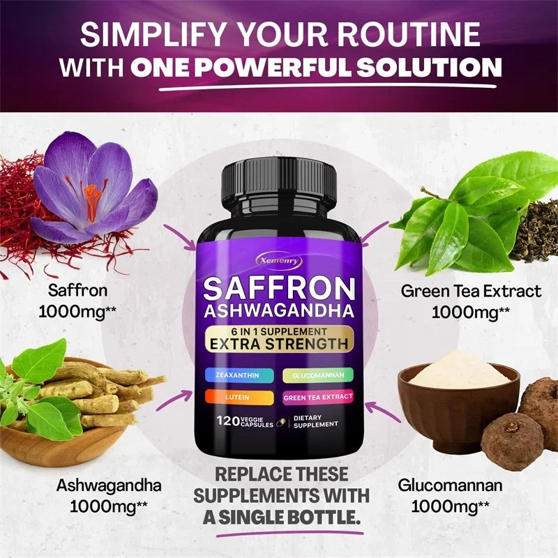 Vitality Boost™: Saffron & Ashwagandha Blend™