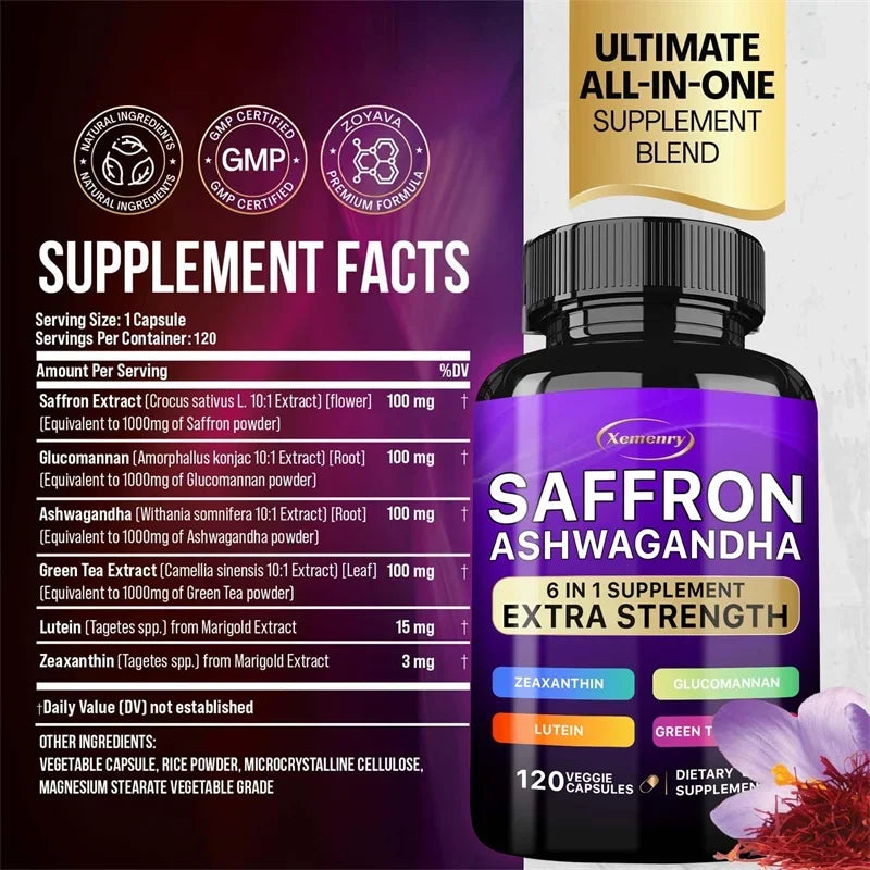 Vitality Boost™: Saffron & Ashwagandha Blend™